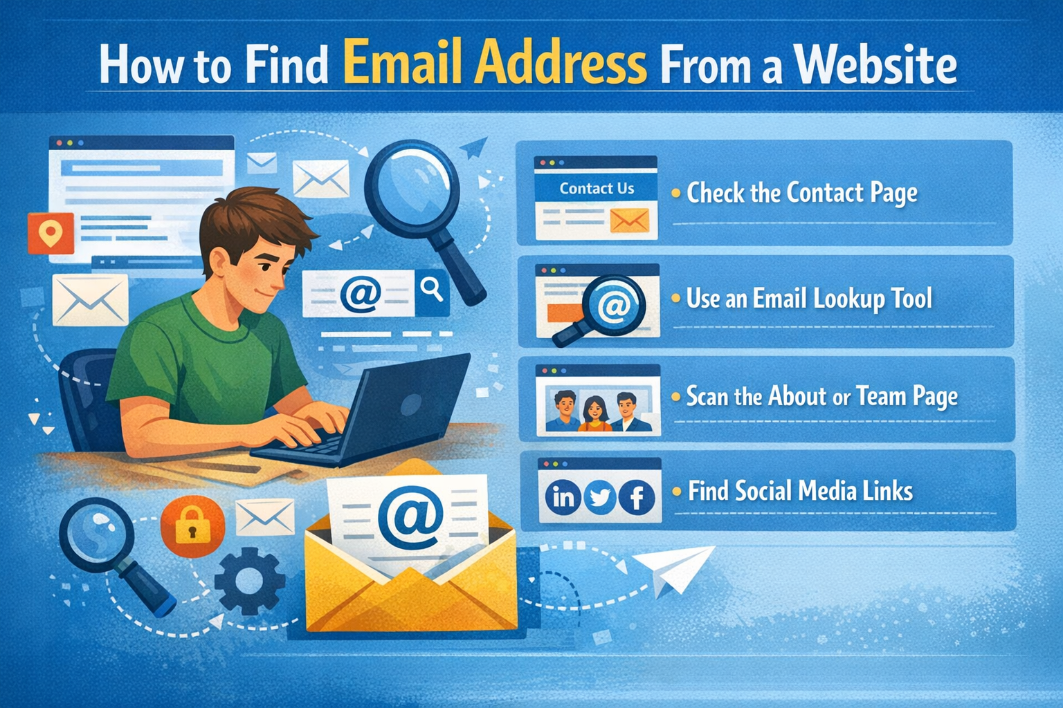 How to Find Email Address From a Website